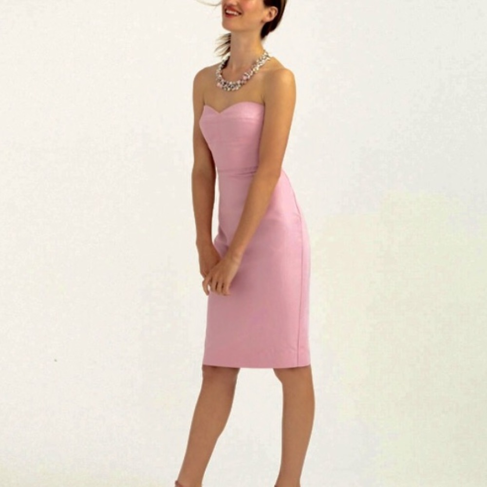 [J. Crew] Rory Strapless Dress in Lavender Dust